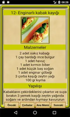 Bebekler İçin Yemek Tarifleri android App screenshot 0