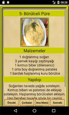 Bebekler İçin Yemek Tarifleri android App screenshot 1