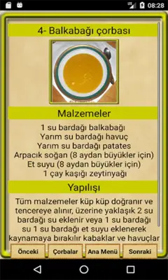 Bebekler İçin Yemek Tarifleri android App screenshot 2